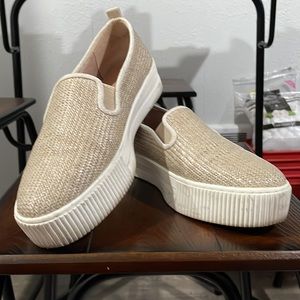 Halogen Platform Slip-ons (lovingly used)